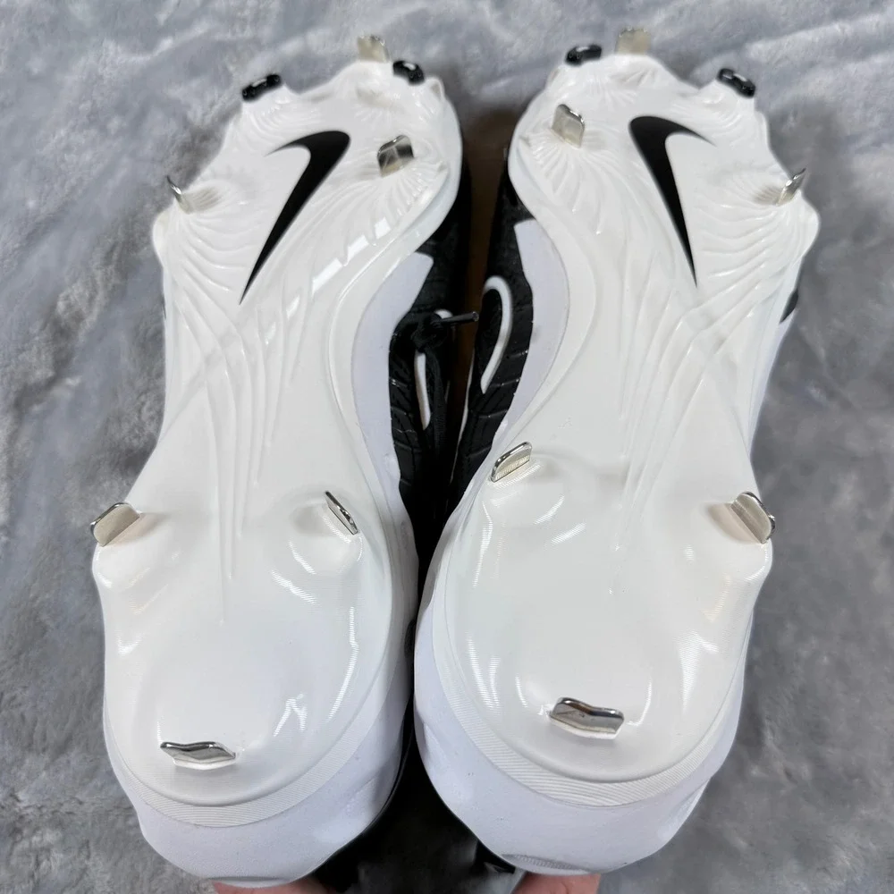Nike Alpha Menace Elite‎ 3 Black White Football Cleats DJ6517 001 Size 10.5